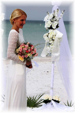 Heiraten in Florida am Strand von Anna Maria Island